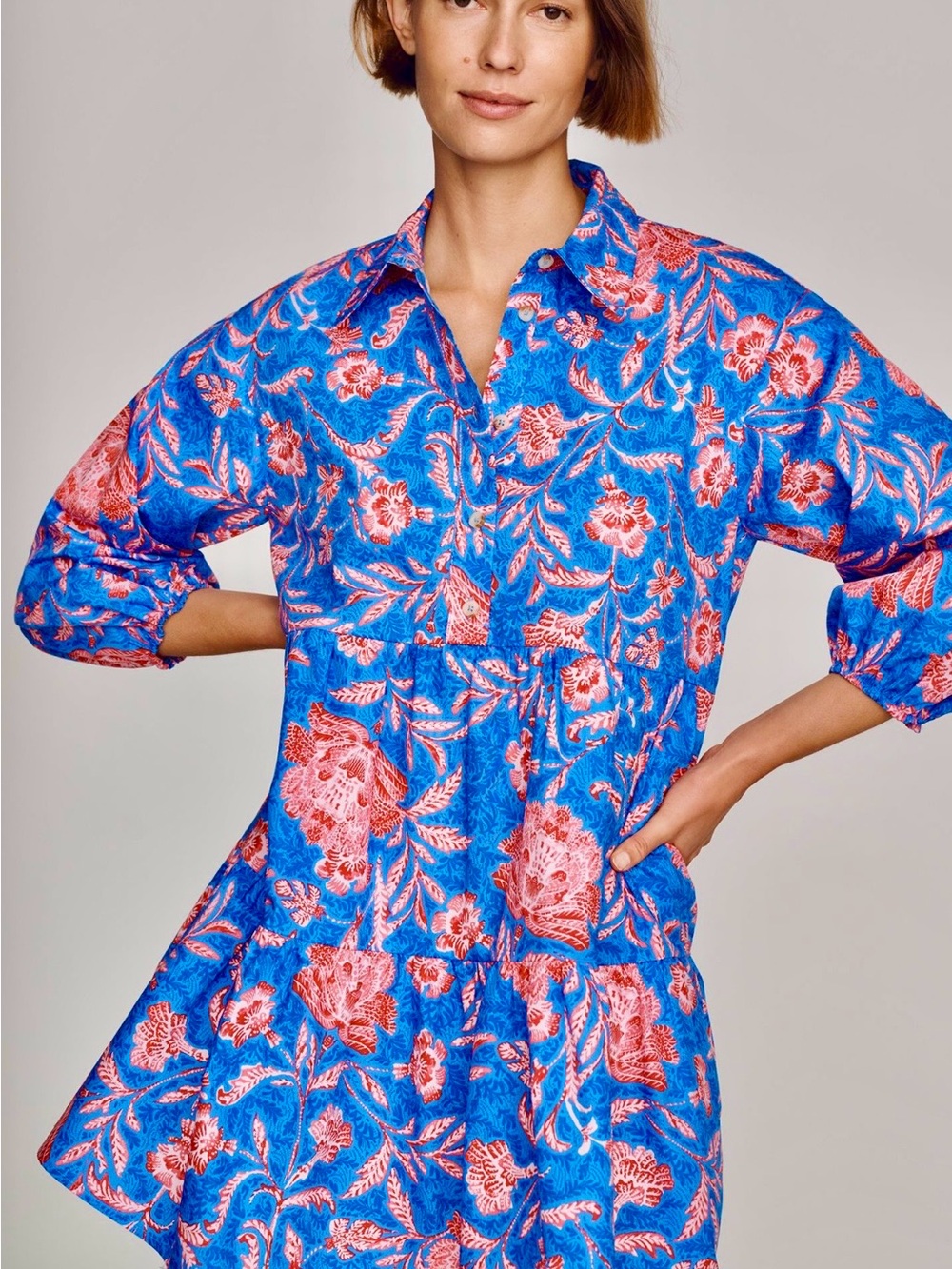 Anthropologie Maeve Bettina tiered Mini Shrtdress Small NWT